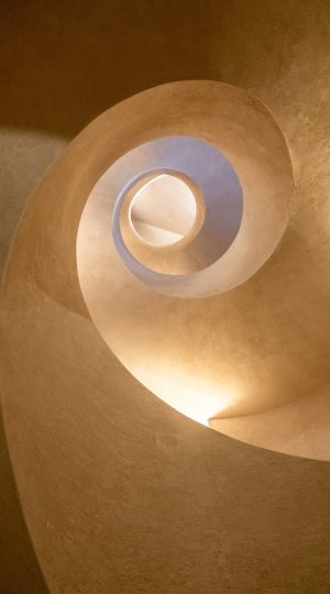 typical modern stone staircase An image of a typical modern stone staircase